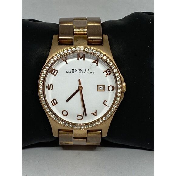 Marc Jacobs Henry MBM3079 Women's Stainless Steel Analog Dial Quartz Watch KS657 - Picture 3 of 12